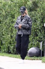 HAILEY BIEBER Leaves a Friend