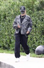 HAILEY BIEBER Leaves a Friend