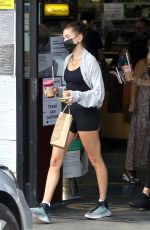 HAILEY BIEBER Leaves a Gym in West Hollywood 10/05/2020