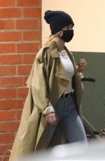 HAILEY BIEBER Leaves a Medical Building in Beverly Hills 10/22/2020