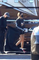 HAILEY BIEBER on the Set of Justin Bieber