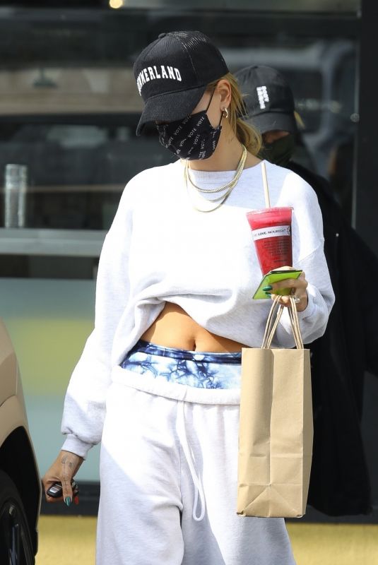 HAILEY BIEBER Out and About in Los Angeles 10/20/2020