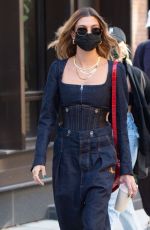HAILEY BIEBER Out and About in New York 10/15/2020