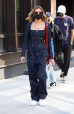 HAILEY BIEBER Out and About in New York 10/15/2020
