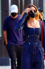 HAILEY BIEBER Out and About in New York 10/15/2020