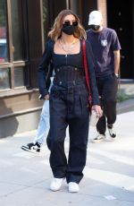 HAILEY BIEBER Out and About in New York 10/15/2020