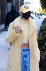 HAILEY BIEBER Out for a Coffee in Los Angeles 10/17/2020
