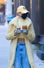 HAILEY BIEBER Out for a Coffee in Los Angeles 10/17/2020