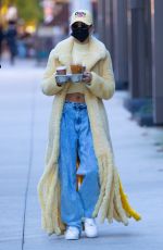 HAILEY BIEBER Out for a Coffee in Los Angeles 10/17/2020