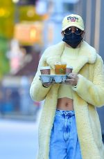 HAILEY BIEBER Out for a Coffee in Los Angeles 10/17/2020
