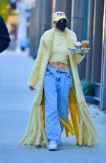 HAILEY BIEBER Out for a Coffee in Los Angeles 10/17/2020