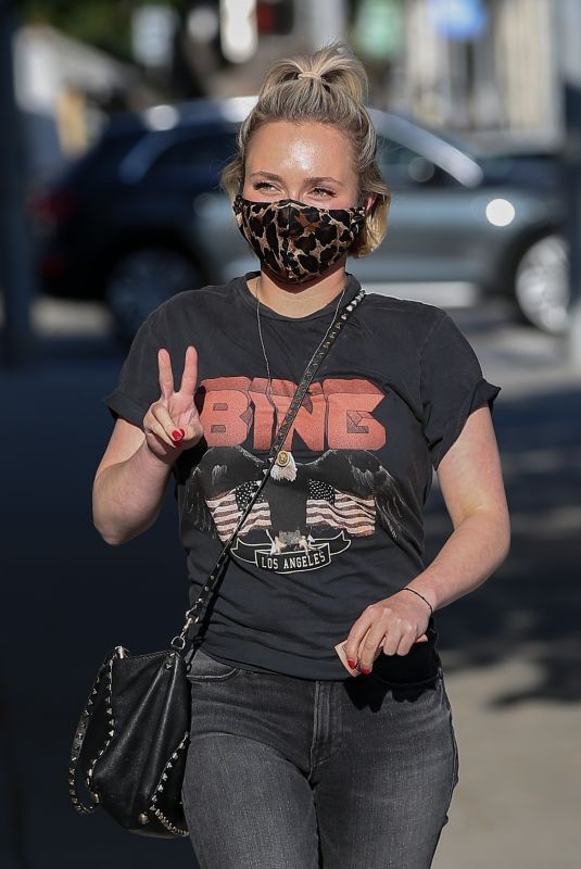 HAYDEN PANETTIERE Out in Beverly Hills 10/27/2020