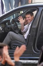 HAYLEY ATWELL and Tom Cruise on the Set of Mission Impossible 7 in Rome 10/06/2020 
