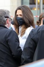 HAYLEY ATWELL and Tom Cruise on the Set of Mission Impossible 7 in Rome 10/08/2020 