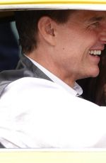 HAYLEY ATWELL and Tom Cruise on the Set of Mission Impossible 7 in Rome 10/08/2020 