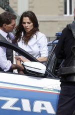 HAYLEY ATWELL and Tom Cruise on the Set of Mission Impossible 7 in Rome 10/12/2020