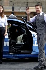 HAYLEY ATWELL and Tom Cruise on the Set of Mission Impossible 7 in Rome 10/12/2020