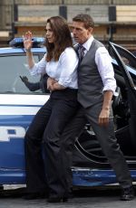 HAYLEY ATWELL and Tom Cruise on the Set of Mission Impossible 7 in Rome 10/12/2020
