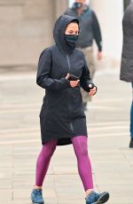 HAYLEY ATWELL Out Jogging in Venice 10/22/2020