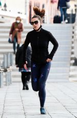 HAYLEY ATWELL Out Jogging in Venice 10/29/2020