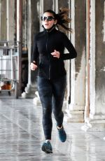 HAYLEY ATWELL Out Jogging in Venice 10/30/2020