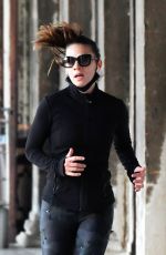 HAYLEY ATWELL Out Jogging in Venice 10/30/2020