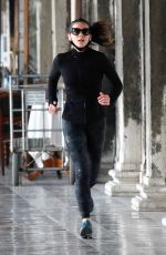 HAYLEY ATWELL Out Jogging in Venice 10/30/2020