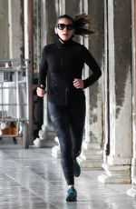 HAYLEY ATWELL Out Jogging in Venice 10/30/2020