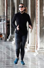 HAYLEY ATWELL Out Jogging in Venice 10/30/2020