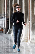 HAYLEY ATWELL Out Jogging in Venice 10/30/2020