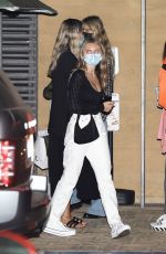 HEIDI KLUM and HELENE BOSHOVEN Out for Dinner at Nobu in Malibu 10/09/2020