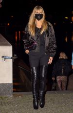 HEIDI KLUM at Grill Royal Restaurant 10/25/2020