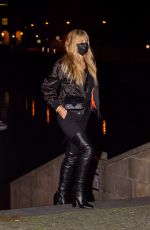 HEIDI KLUM at Grill Royal Restaurant 10/25/2020