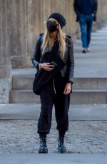 HEIDI KLUM Out and About in Berlin 10/25/2020