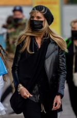 HEIDI KLUM Out and About in Berlin 10/25/2020