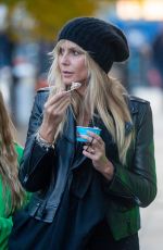 HEIDI KLUM Out and About in Berlin 10/25/2020