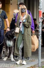 HEIDI KLUM Out Shopping in Berlin 10/24/2020