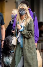 HEIDI KLUM Out Shopping in Berlin 10/24/2020