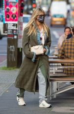 HEIDI KLUM Out Shopping in Berlin 10/24/2020