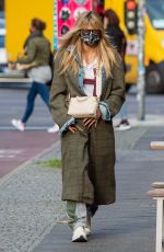 HEIDI KLUM Out Shopping in Berlin 10/24/2020