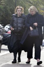 HELENA BONHAM CARTER Out for Lunch in London 10/14/2020