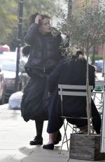 HELENA BONHAM CARTER Out for Lunch in London 10/14/2020