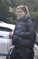 HELENA BONHAM CARTER Out for Lunch in London 10/14/2020