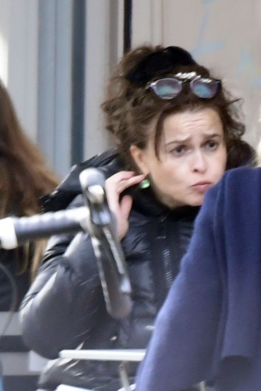 HELENA BONHAM CARTER Out for Lunch in London 10/14/2020