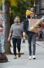 HILARY DUFF and Matthew Koma Out with Their Dog in New York 10/24/2020