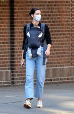 HILARY RHODA Out in New York 10/09/2020
