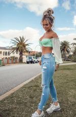 HILDE OSLAND in Jeans at a Photoshoot 08/18/2020
