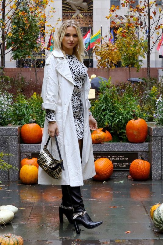 IRINA BAEVA Out and About in New York 10/13/2020