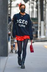 IRINA SHAYK Heading to a Meeting in New York 10/06/2020