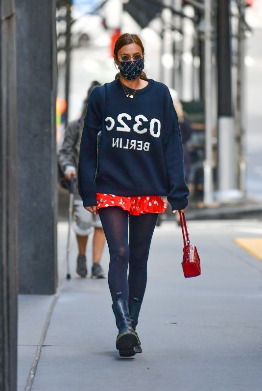 IRINA SHAYK Heading to a Meeting in New York 10/06/2020
